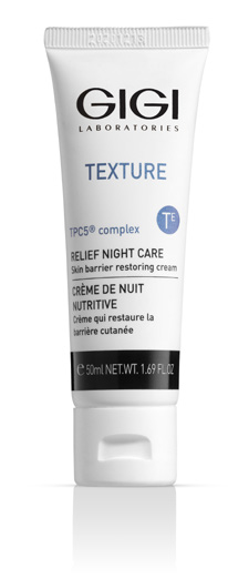 Crème de nuit Relief Night Care — GIGI Texture, 50 ml